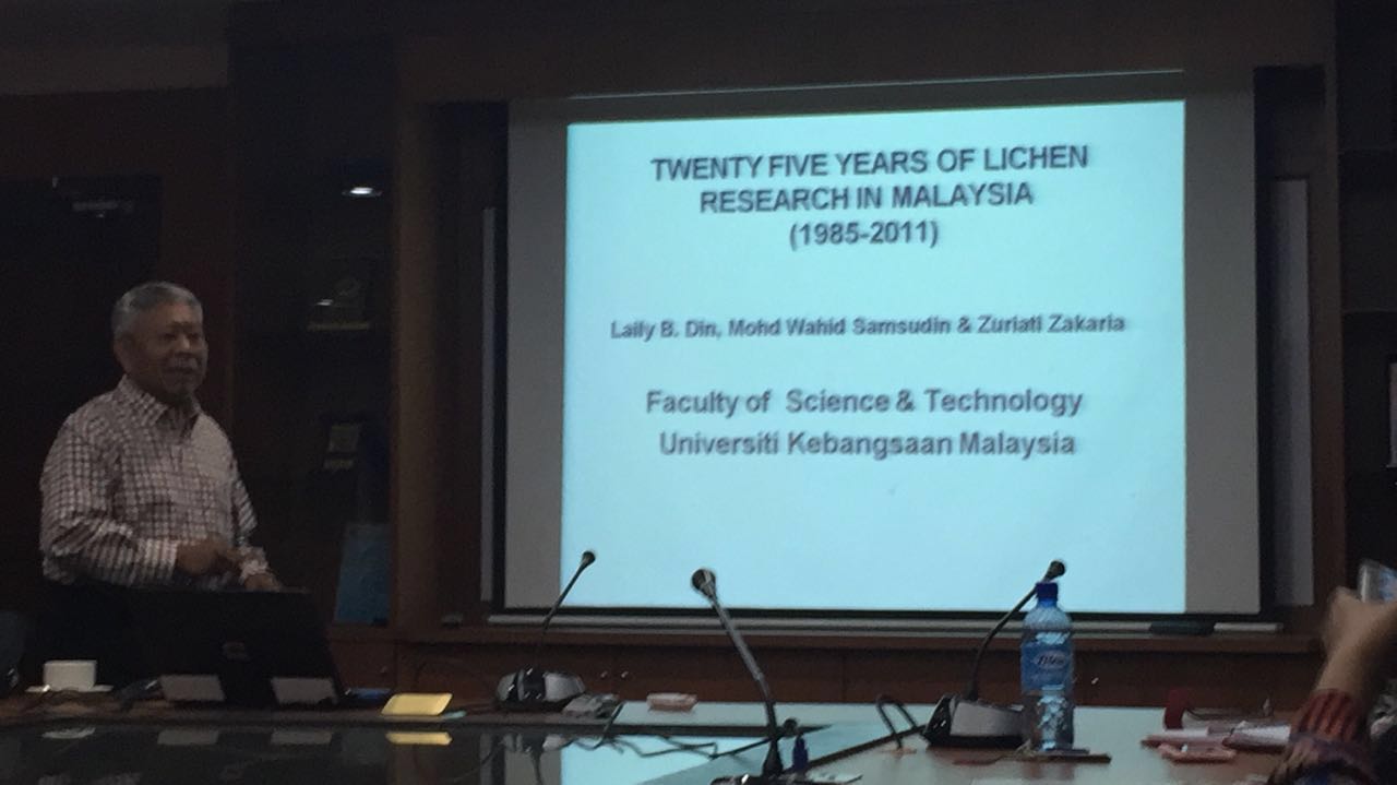 prof dato laily din 25 years lichen research