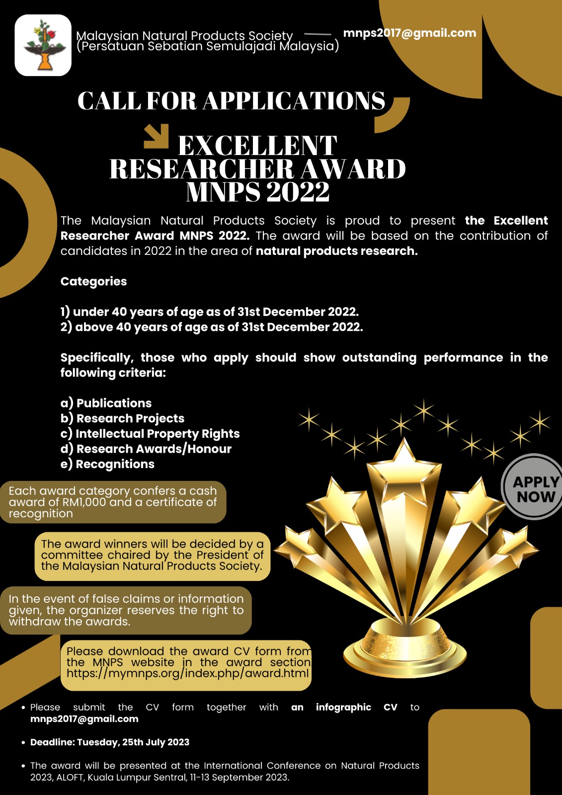MNPS Research award 2022